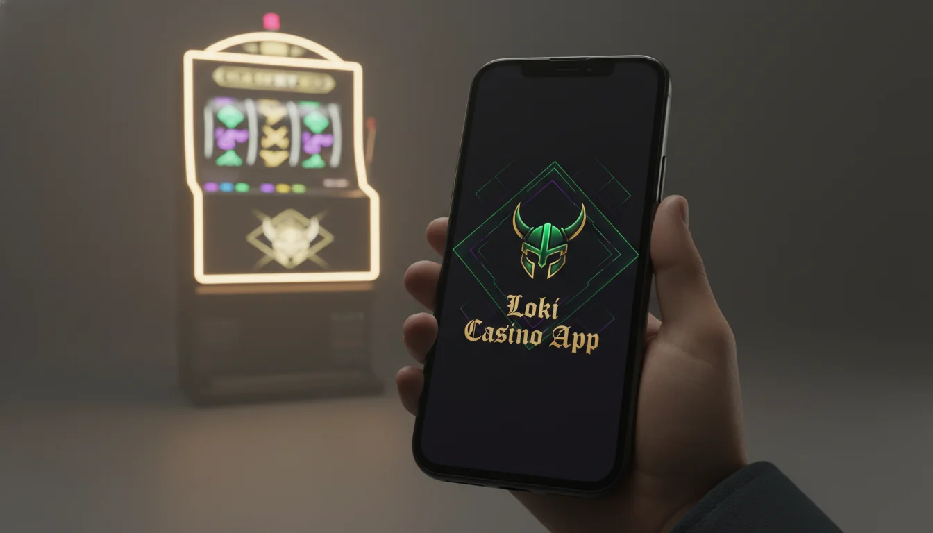 Hands on a mobile casino interface